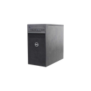 Looptop.se Dell Precision 3640 tower workstation in black with a front mesh panel and optical drive