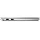 Looptop.se HP EliteBook 640 G9 laptop side profile showing ports and slim silver chassis design