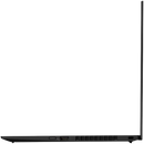 Looptop.se Lenovo ThinkPad X1 Carbon Gen 8 laptop in black, shown from a slim side profile view.